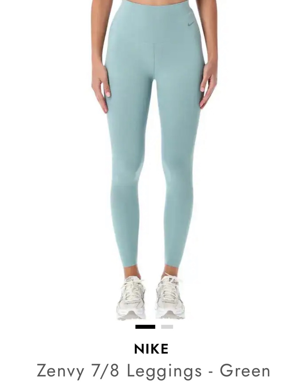 Nike Zenvy Dri-Fit Gentle-Support High-Waisted 7/8 length Legging, sage green, M